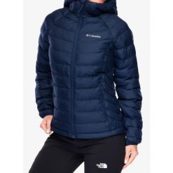 Kurtka zimowa damska Columbia Powder Lite II Hooded Jacket. Niebieskie kurtki damskie Columbia, na zimę, bez wzorów, bez kaptura. Za 505.99 zł.