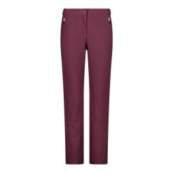 Spodnie narciarskie dla kobiet CMP. Czerwone spodnie sportowe damskie CMP, na zimę, bez wzorów, narciarskie. Za 655.40 zł.