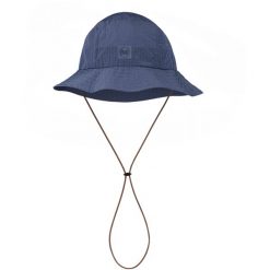 Kapelusz BUFF GO BUCKET HAT SOLID. Niebieskie kapelusze damskie Buff, bez wzorów, sportowe. Za 167.06 zł.