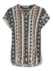 Eight2Nine Bluzka w kolorze oliwkowym ze wzorem rozmiar: S. Brązowe bluzki damskie Eight2Nine, s, bez wzorów, z wiskozy, klasyczne, bez kołnierzyka, bez ramiączek. Za 39.03 zł.