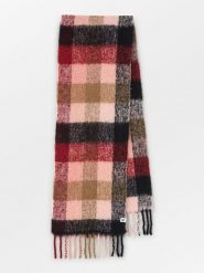Becksöndergaard Szal w kolorze jasnoróżowo-czerwono-czarnym - 200 x 35 cm rozmiar: onesize. Różowe szaliki damskie Becksöndergaard, bez wzorów, z materiału. Za 295.99 zł.
