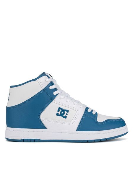 DC Shoes Sneakersy MANTECA 4 HI ADJS100164-BWT Biały. Białe obuwie sportowe damskie DC Shoes, ze skóry, bez zapięcia. Za 299.99 zł.