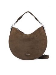 Coccinelle Torebka QKG Coccinellesunup Suede E1 QKG 13 01 01 Khaki. Brązowe torebki klasyczne damskie Coccinelle, ze skóry, bez dodatków. Za 1,699.00 zł.