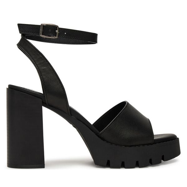 Sandały G-Star Raw. Czarne sandały damskie G-Star Raw, bez wzorów, bez obcasa, na słupku, bez zapięcia. Za 279.99 zł.