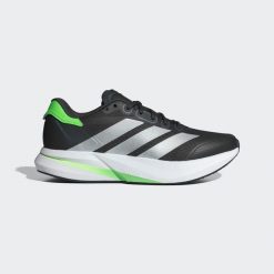 Buty Duramo Speed 2 Running. Szare obuwie sportowe damskie Adidas, z materiału, bez zapięcia, do biegania. Za 399.00 zł.
