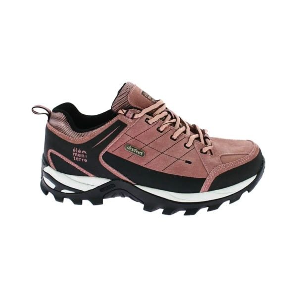 Buty trekkingowe Élémenterre Sonora Low EV. Czerwone obuwie trekkingowe damskie Elementerre, z gumy, bez zapięcia. Za 349.85 zł.