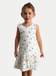 Mayoral Sukienka elegancka 3945 Écru Regular Fit. Sukienki dziewczęce Mayoral, bez wzorów, z syntetyku, bez ramiączek. Za 159.99 zł.