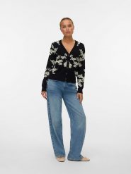 Vero Moda Kardigan w kolorze czarnym rozmiar: L. Czarne kardigany damskie Vero Moda, l, bez wzorów. Za 122.96 zł.