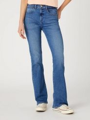 Wrangler Dżinsy - Bootcut - w kolorze niebieskim rozmiar: W29/L32. Niebieskie jeansy damskie Wrangler. Za 173.99 zł.
