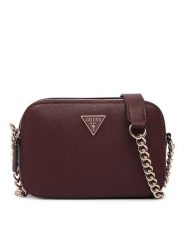 Guess Torebka Noelle II HWZG96 72140 Bordowy. Czerwone torebki wieczorowe damskie Guess, z aplikacjami, ze skóry, bez dodatków. Za 544.99 zł.