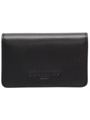 Liebeskind Berlin Skórzany portfel "Cardie" w kolorze czarno-białym - 11 x 7,5 x 2,5 cm rozmiar: onesize. Czarne portfele damskie Liebeskind Berlin, bez wzorów, z materiału. Za 153.34 zł.