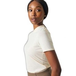 Damska koszulka do jazdy konnej PS of Sweden Courtney Striped Mesh. Brązowe bluzki damskie PS OF SWEDEN, bez wzorów, z meshu, sportowe, bez kołnierzyka, bez ramiączek. Za 274.50 zł.