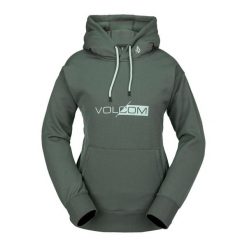 Bluza snowboardowa damska Volcom Core Hydro Hoodie. Szare bluzy damskie Volcom, na zimę, xs, bez wzorów, bez kaptura. Za 159.99 zł.