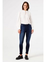 Garcia Dżinsy - Skinny fit - w kolorze granatowym rozmiar: W26. Niebieskie jeansy damskie Garcia. Za 173.99 zł.