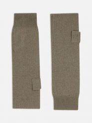 Perfect Cashmere Kaszmirowe mitenki "Jesse" w kolorze oliwkowym rozmiar: onesize. Zielone rękawiczki damskie Perfect Cashmere, bez wzorów, z kaszmiru. Za 108.99 zł.