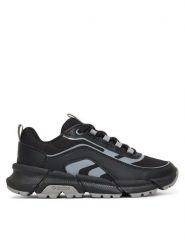 Geox Sneakersy J Flexyper Plus J56MVB 0FU54 C0017 S Czarny. Czarne buty sportowe chłopięce Geox, ze skóry, bez zapięcia. Za 219.99 zł.