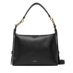 Torebka Furla. Czarne torebki klasyczne damskie Furla, bez dodatków. Za 1,769.00 zł.