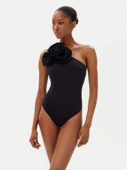 KARL LAGERFELD Body A2W17005 Czarny Slim Fit. Czarne body i gorsety KARL LAGERFELD, bez wzorów, z bawełny. Za 499.99 zł.