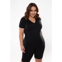 Koszulka fitness damska Rough Radical Ready Plus size. Brązowe bluzki damskie ROUGH RADICAL, plus size, bez wzorów, bez kołnierzyka, bez ramiączek. Za 109.90 zł.