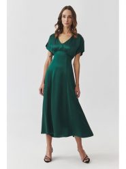 TATUUM Sukienka w kolorze zielonym rozmiar: 40. Zielone sukienki damskie TATUUM, bez wzorów, bez ramiączek. Za 262.29 zł.