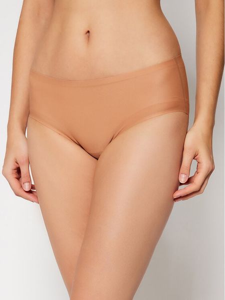 Chantelle Figi klasyczne Soft Stretch C26440 Beżowy. Brązowe figi Chantelle, bez wzorów, z syntetyku. Za 59.99 zł.