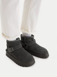 G-Star Raw Śniegowce CEO-ZEHRA-01 Szary. Szare śniegowce damskie G-Star, ze skóry. Za 329.99 zł.