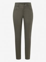 More & More Dżinsy - Skinny fit - w kolorze khaki rozmiar: 34. Brązowe jeansy damskie More & More, z aplikacjami, z bawełny. Za 100.99 zł.