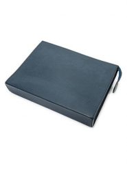 Louis Vuitton Skórzana kopertówka w kolorze granatowym - 26 x 20 x 5 cm rozmiar: onesize. Niebieskie torebki wieczorowe damskie Louis Vuitton, bez wzorów, z materiału, bez dodatków. Za 1,973.18 zł.