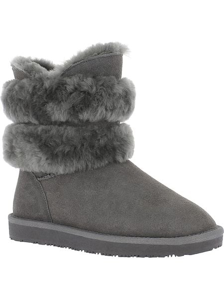 ISLAND BOOT Botki zimowe "Canso" w kolorze antracytowym rozmiar: 36. Czarne botki damskie Island Boot, na zimę, bez obcasa, bez zapięcia. Za 100.75 zł.