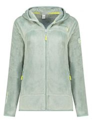 ANAPURNA Kurtka polarowa "Uternel" w kolorze miętowym rozmiar: S. Zielone kurtki damskie ANAPURNA, s, bez wzorów, z polaru, bez kaptura. Za 82.99 zł.