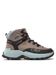 CMP Trekkingi Tytanus Mid Wmn Trekking Wp 3Q17656 Beżowy. Brązowe obuwie trekkingowe damskie CMP, z nubiku, bez zapięcia. Za 789.99 zł.
