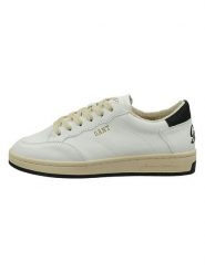 GANT Footwear Skórzane sneakersy w kolorze biało-beżowym rozmiar: 39. Białe obuwie sportowe damskie GANT Footwear, bez zapięcia. Za 259.13 zł.
