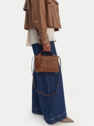 GINO ROSSI Torebka EO-LX10265 Brązowy. Brązowe torebki klasyczne damskie Gino Rossi, z materiału, bez dodatków. Za 229.99 zł.