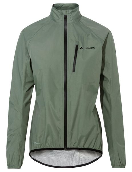 Kurtka damska Drop Jacket III. Zielone kurtki damskie Vaude, bez wzorów, z materiału, bez kaptura. Za 534.25 zł.