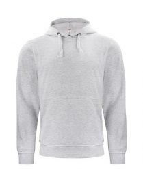 Clique Basic Hoody bluza z kapturem unisex, stabilizowany materiał – ash. Szare bluzy damskie CLIQUE, xl, bez wzorów, z bawełny, z kapturem. Za 172.75 zł.