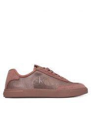 Calvin Klein Sneakersy Low Pro Cupsole Wt Striped Ny HW0HW03270 Brązowy. Brązowe obuwie sportowe damskie Calvin Klein, z materiału, bez zapięcia. Za 369.99 zł.