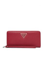 Guess Portfel Laurel II Slg SWZG74 59146 Bordowy. Czerwone portfele damskie Guess, z aplikacjami, ze skóry. Za 229.99 zł.