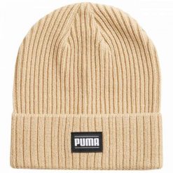 Klasyczna Czapka Z Wywiniętymi Mankietami Dla Dorosłych Unisex. Brązowe czapki damskie Puma, bez wzorów. Za 131.99 zł.