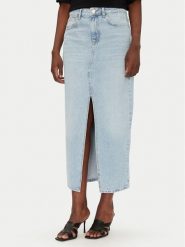 Liu Jo Spódnica jeansowa UA5188 D4854 78840 Niebieski Regular Fit. Niebieskie spódnice damskie Liu Jo, bez wzorów, z bawełny. Za 359.99 zł.