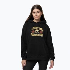 Bluza damska Pitbull La Santa Muerte Hooded. Czarne bluzy damskie PITBULL, m, bez wzorów, z bawełny, bez kaptura. Za 209.99 zł.