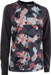 Bluza rowerowa damska ION Scrub LS. Czarne bluzy damskie ION, xs, bez wzorów, z poliesteru, bez kaptura. Za 354.55 zł.