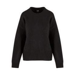 Damski sweter oversize Urban Classics soft. Czarne swetry klasyczne damskie Urban Classics, na zimę, bez kołnierzyka. Za 206.00 zł.