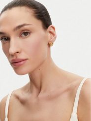 Guess Kolczyki JUBE05 136JW Złoty. Żółte kolczyki damskie Guess, metalowe. Za 159.99 zł.