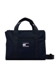 Tommy Hilfiger Torebka KA0KA00052 Granatowy. Niebieskie torebki klasyczne damskie Tommy Hilfiger, z materiału, bez dodatków. Za 249.99 zł.
