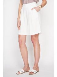 ASSUILI Bermudy w kolorze białym rozmiar: 38. Białe szorty damskie Assuili, bez wzorów. Za 100.99 zł.