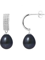 Pearl Addict Srebrne kolczyki-wkrętki z perłami rozmiar: onesize. Niebieskie kolczyki damskie Pearl Addict, z cyrkonią, srebrne. Za 237.17 zł.