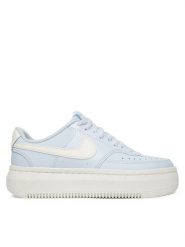 Nike Sneakersy Court Vision Alta DZ5394 Niebieski. Niebieskie obuwie sportowe damskie Nike, ze skóry, bez zapięcia. Za 389.99 zł.