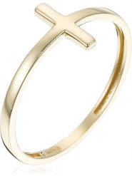 L instant d Or Złoty pierścionek "Croix" rozmiar: 52. Żółte pierścionki damskie L instant d Or, złote. Za 433.95 zł.