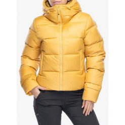 Kurtka puchowa damska Helly Hansen Essence Down Jacket. Żółte kurtki damskie Helly Hansen, bez wzorów, z puchu, bez kaptura. Za 833.99 zł.