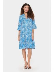 SAINT TROPEZ Sukienka w kolorze niebieskim rozmiar: XXL. Niebieskie sukienki damskie Saint Tropez, bez wzorów, z wiskozy, bez ramiączek. Za 104.99 zł.